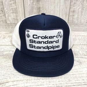 Vintage Advertising Foam Snapback Trucker Cap Hat “Croker Standard Standpipe”